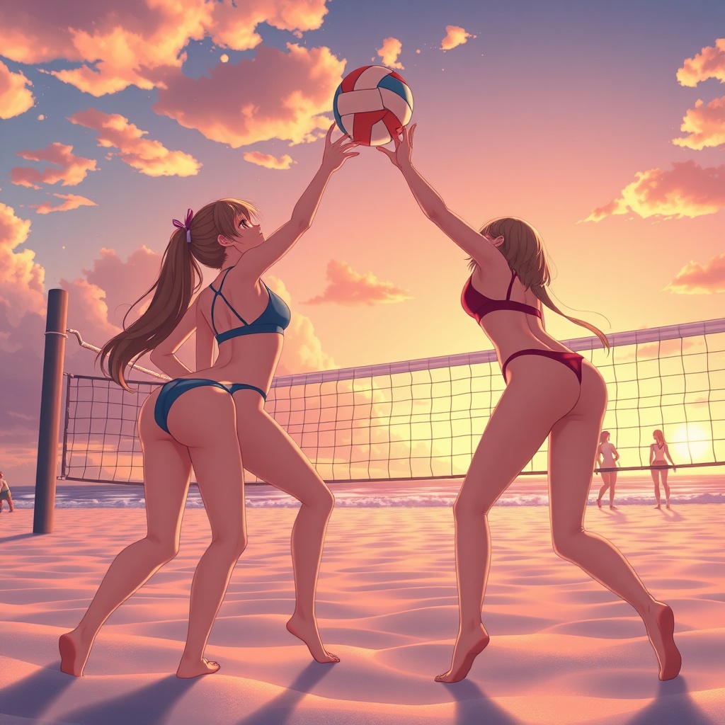 Beach Volleyball Love