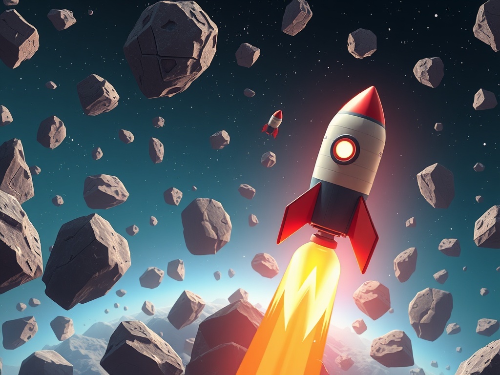Flappy Rocket 3D