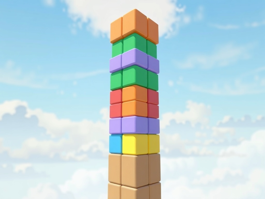 Stack Tower 3D