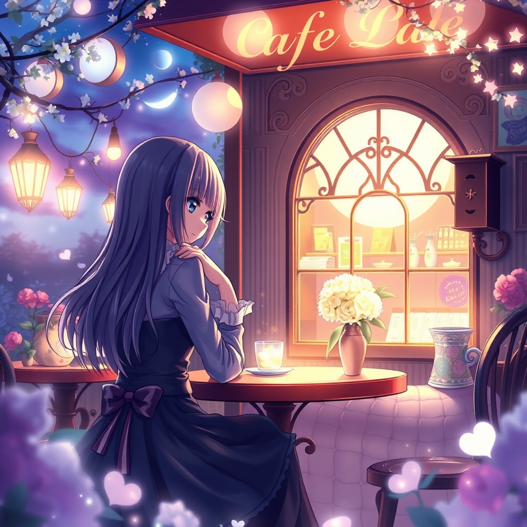 Moonlit Cafe Romance