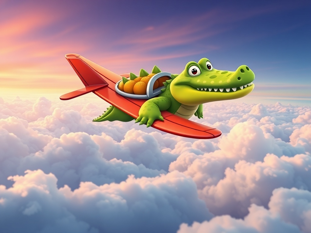 Bombardiro Crocodilo Flight 3D